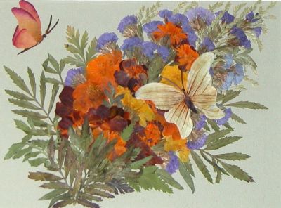 Рисуем растениями